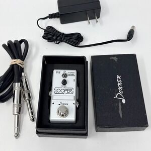 Donner Looper Guitar Effect Pedal with Power Supply and Live Wire Cable